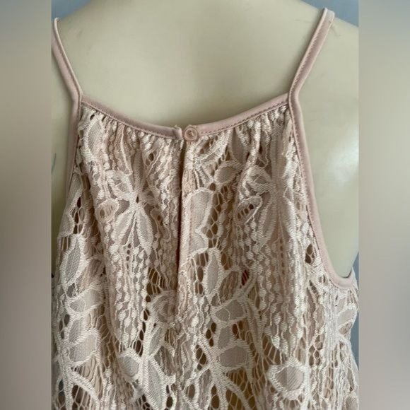 Love Fire Summer Top size XL with lace over layer and spaghetti straps. - Picture 8 of 9